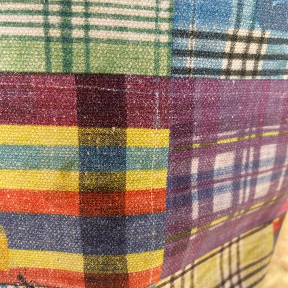 Dooney & Bourke Patchwork Plaid Multicolor Leathe… - image 3